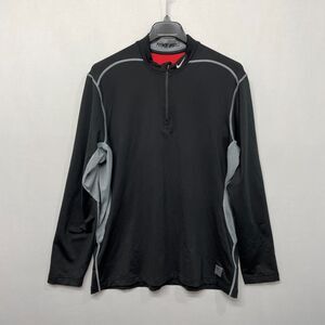 Nike Pro Men Active Fitted 1/4 Zip Pullover Top Shirt Size XXL 2XL M248 -19